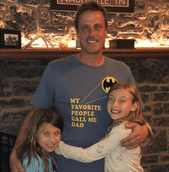 Neil Orne With His Children